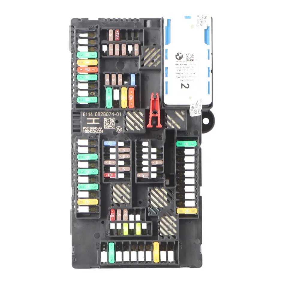 Distribution Fuse Box Rear Control Module to BMW G01 F97 G02 F98 Power with Part number 6828074 BMW G01 F97 G02 F98 Power Distribution Fuse Box Rear Control Module - SKU 6828074 - Part number 6828074