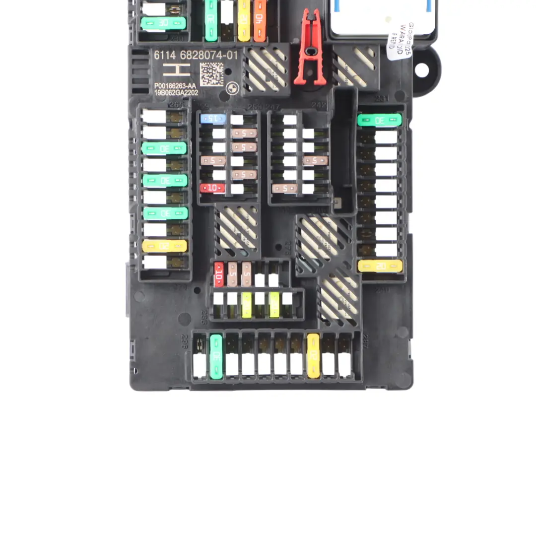 Distribution Fuse Box Rear Control Module to BMW G01 F97 G02 F98 Power with Part number 6828074 BMW G01 F97 G02 F98 Power Distribution Fuse Box Rear Control Module - SKU 6828074 - Part number 6828074