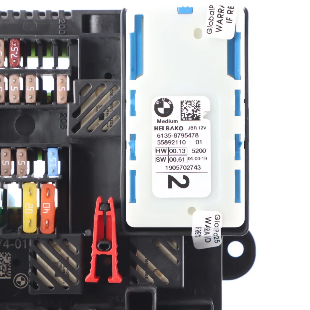 Distribution Fuse Box Rear Control Module to BMW G01 F97 G02 F98 Power with Part number 6828074 BMW G01 F97 G02 F98 Power Distribution Fuse Box Rear Control Module - SKU 6828074 - Part number 6828074