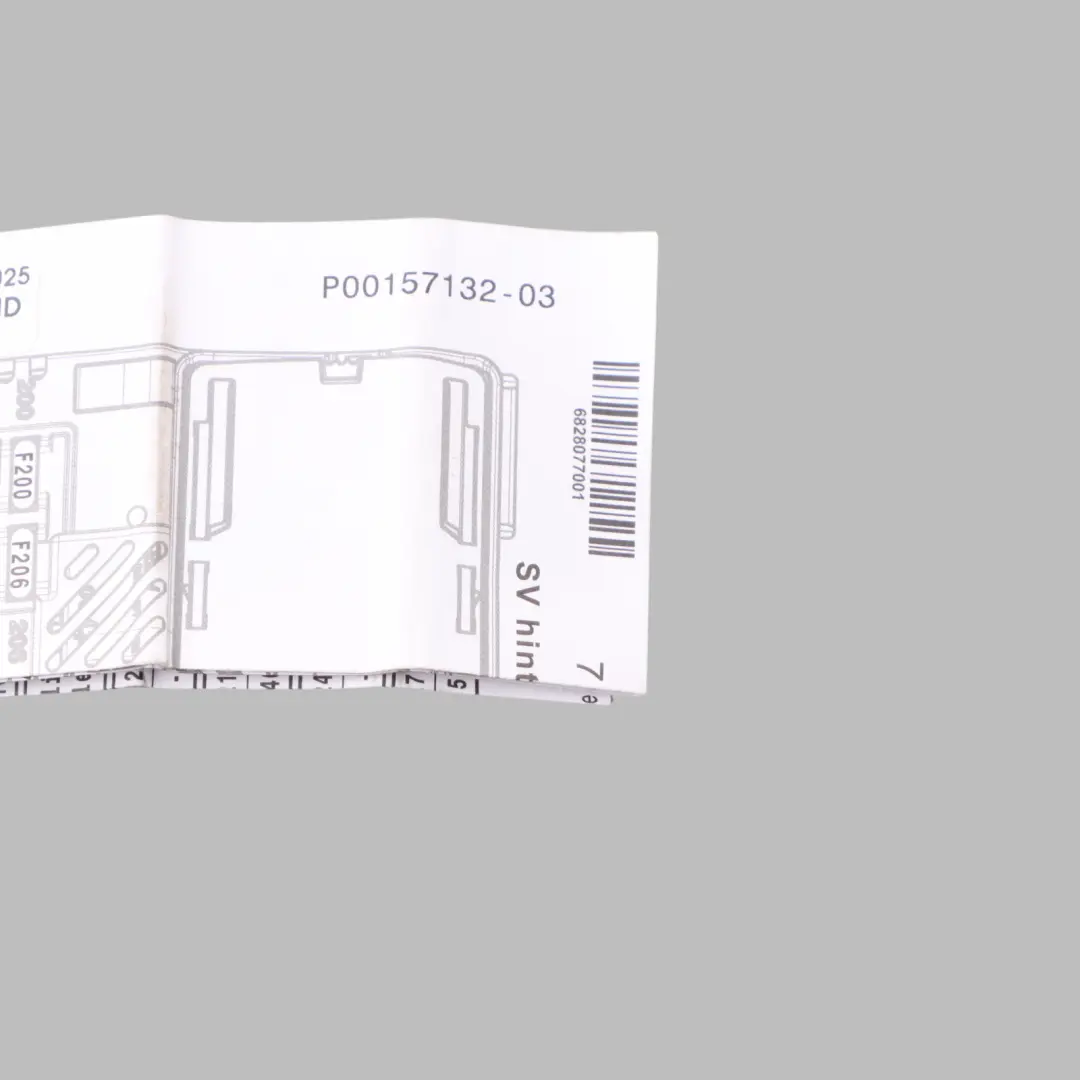 Fuse Box Grouping Fuse Placement Map Card Diagram to BMW G01 with Part number 6828077 BMW G01 Fuse Box Grouping Fuse Placement Map Card Diagram - SKU 6828077 - Part number 6828077