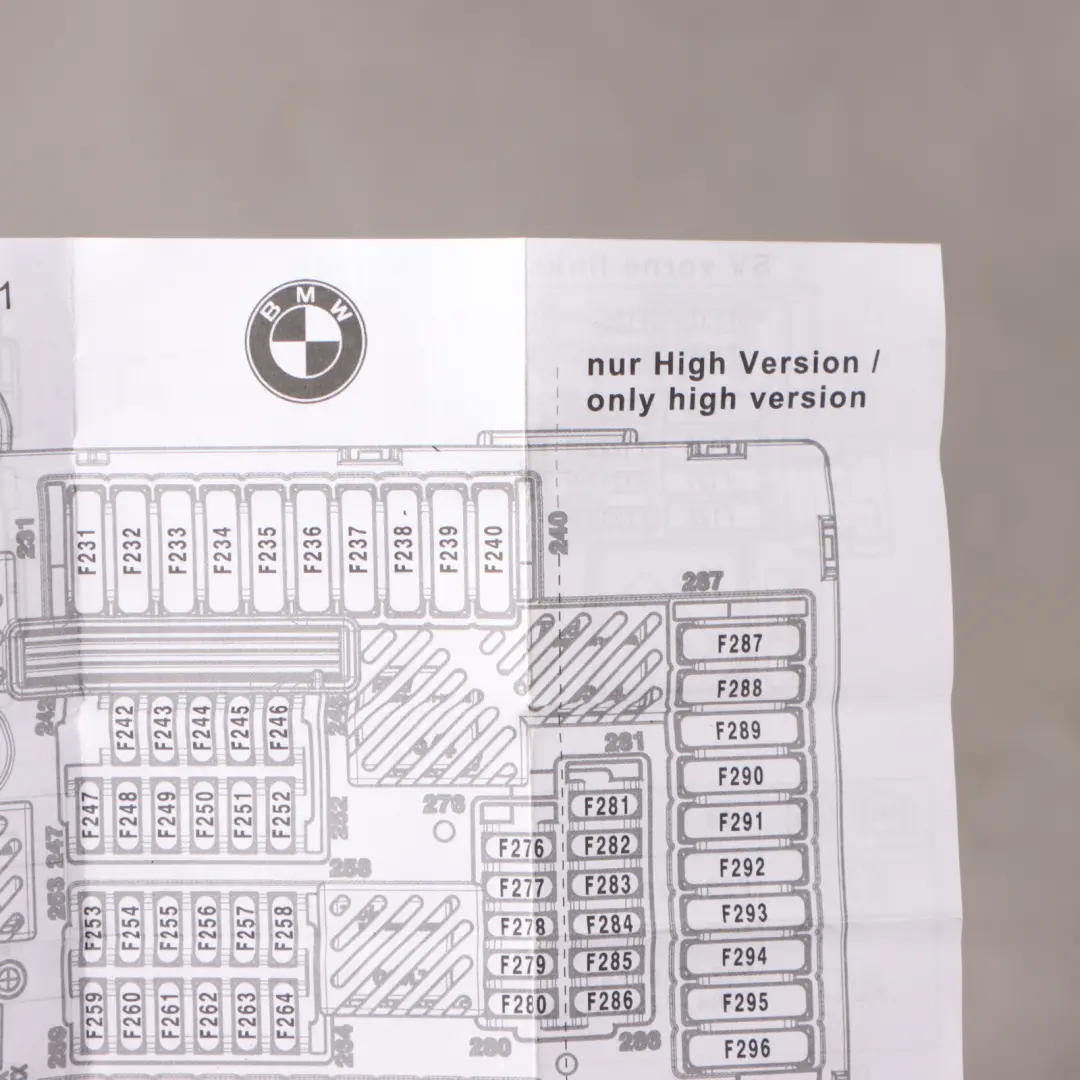 Fuse Box Grouping Fuse Placement Map Card Diagram to BMW G01 with Part number 6828077 BMW G01 Fuse Box Grouping Fuse Placement Map Card Diagram - SKU 6828077 - Part number 6828077