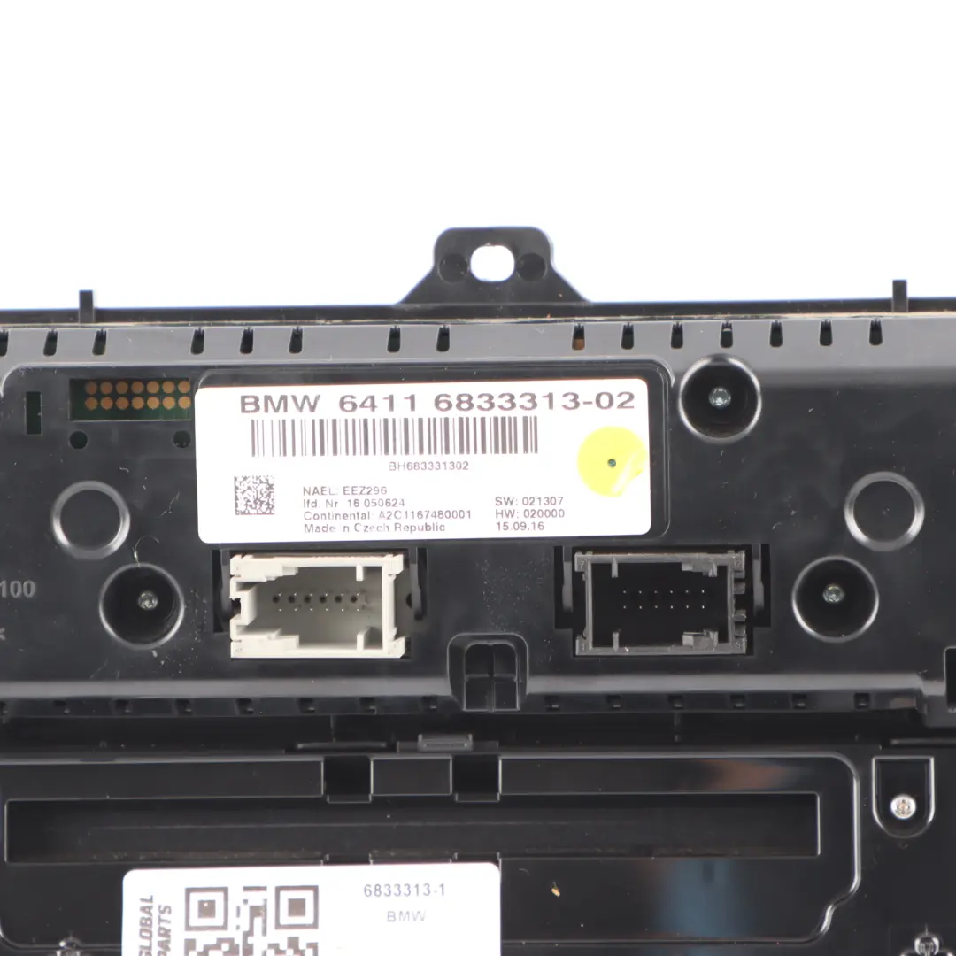 Conditioning Panel BMW X3 F25 X4 F26 A/C Control Radio Switch 6821431 to Air with Part number 6833313 Air Conditioning Panel BMW X3 F25 X4 F26 A/C Control Radio Switch 6821431 - SKU 6833313-1 - Part number 6833313