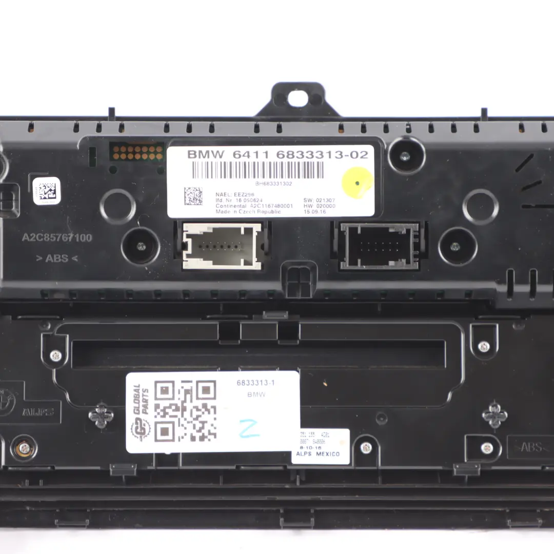 Conditioning Panel BMW X3 F25 X4 F26 A/C Control Radio Switch 6821431 to Air with Part number 6833313 Air Conditioning Panel BMW X3 F25 X4 F26 A/C Control Radio Switch 6821431 - SKU 6833313-1 - Part number 6833313