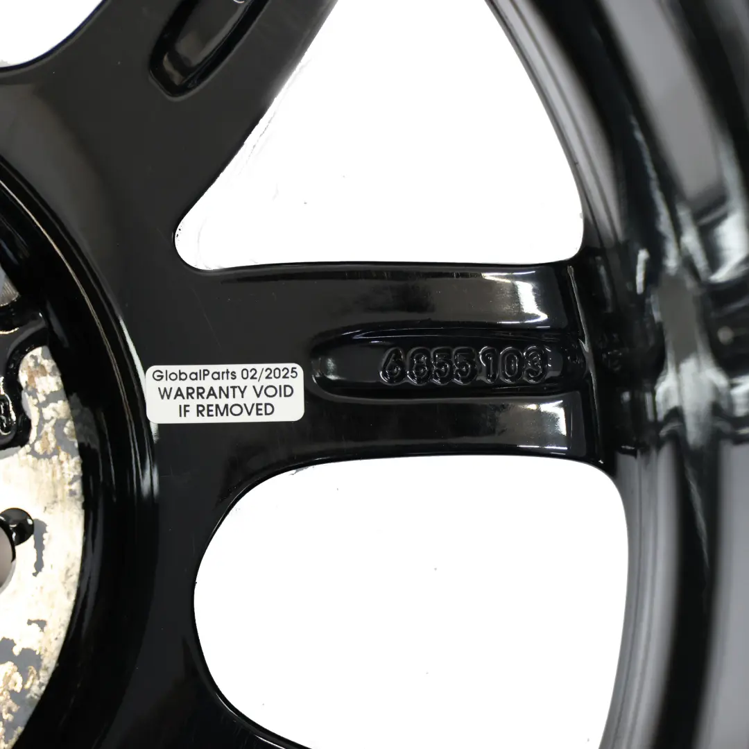 Mini Cooper F55 F56 llanta aleación negro 16 "Loop Spoke 494 6,5J ET:54 - SKU 6855103-4 - Número de pieza 6855103