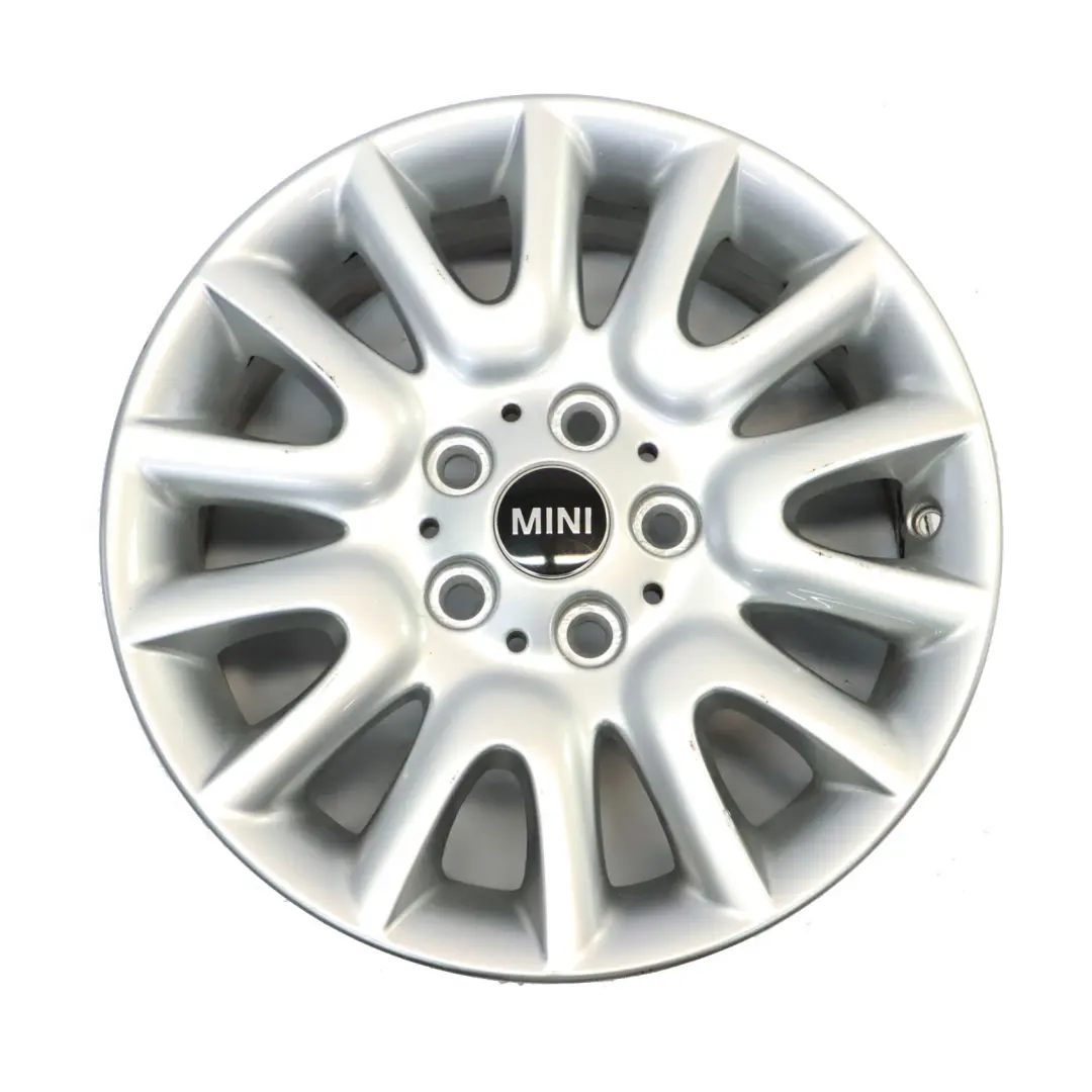 Alloy Rim 16" 6,5J Victory Spoke 495 ET:54 to Mini Cooper F55 F56 Silver Wheel with Part number 6855104 Mini Cooper F55 F56 Silver Wheel Alloy Rim 16" 6,5J Victory Spoke 495 ET:54 - SKU 6855104-1 - Part number 6855104