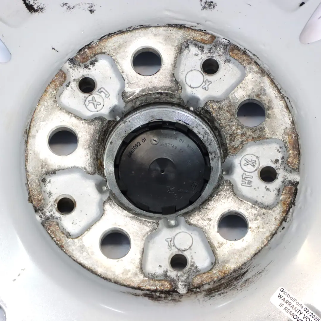 Alloy Rim 16" 6,5J Victory Spoke 495 ET:54 to Mini Cooper F55 F56 Silver Wheel with Part number 6855104 Mini Cooper F55 F56 Silver Wheel Alloy Rim 16" 6,5J Victory Spoke 495 ET:54 - SKU 6855104-1 - Part number 6855104