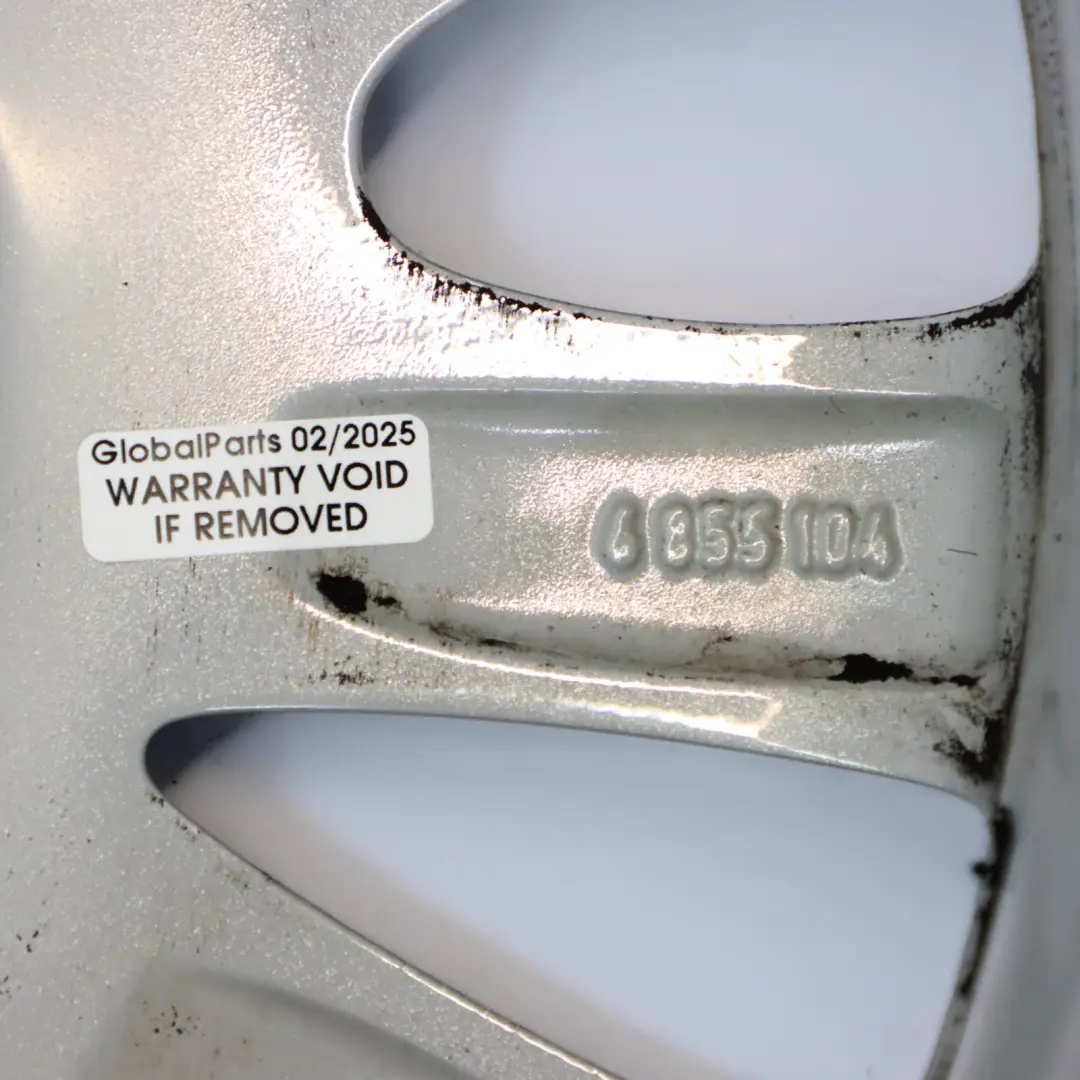 Alloy Rim 16" 6,5J Victory Spoke 495 ET:54 to Mini Cooper F55 F56 Silver Wheel with Part number 6855104 Mini Cooper F55 F56 Silver Wheel Alloy Rim 16" 6,5J Victory Spoke 495 ET:54 - SKU 6855104-1 - Part number 6855104