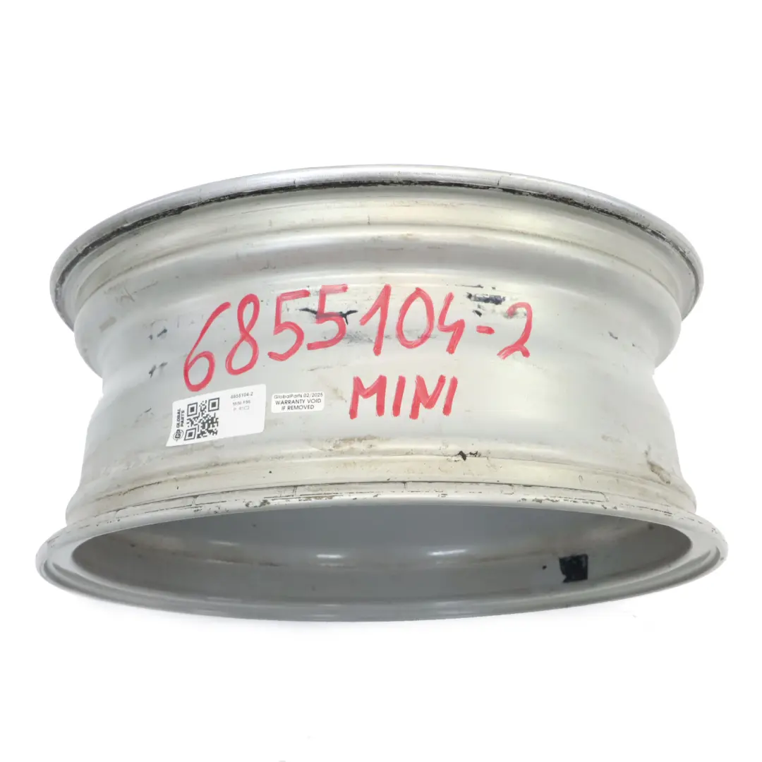 Mini Cooper F55 F56 Silver Wheel Alloy Rim 16" 6,5J Victory Spoke 495 ET:54 - SKU 6855104-2 - Part number 6855104