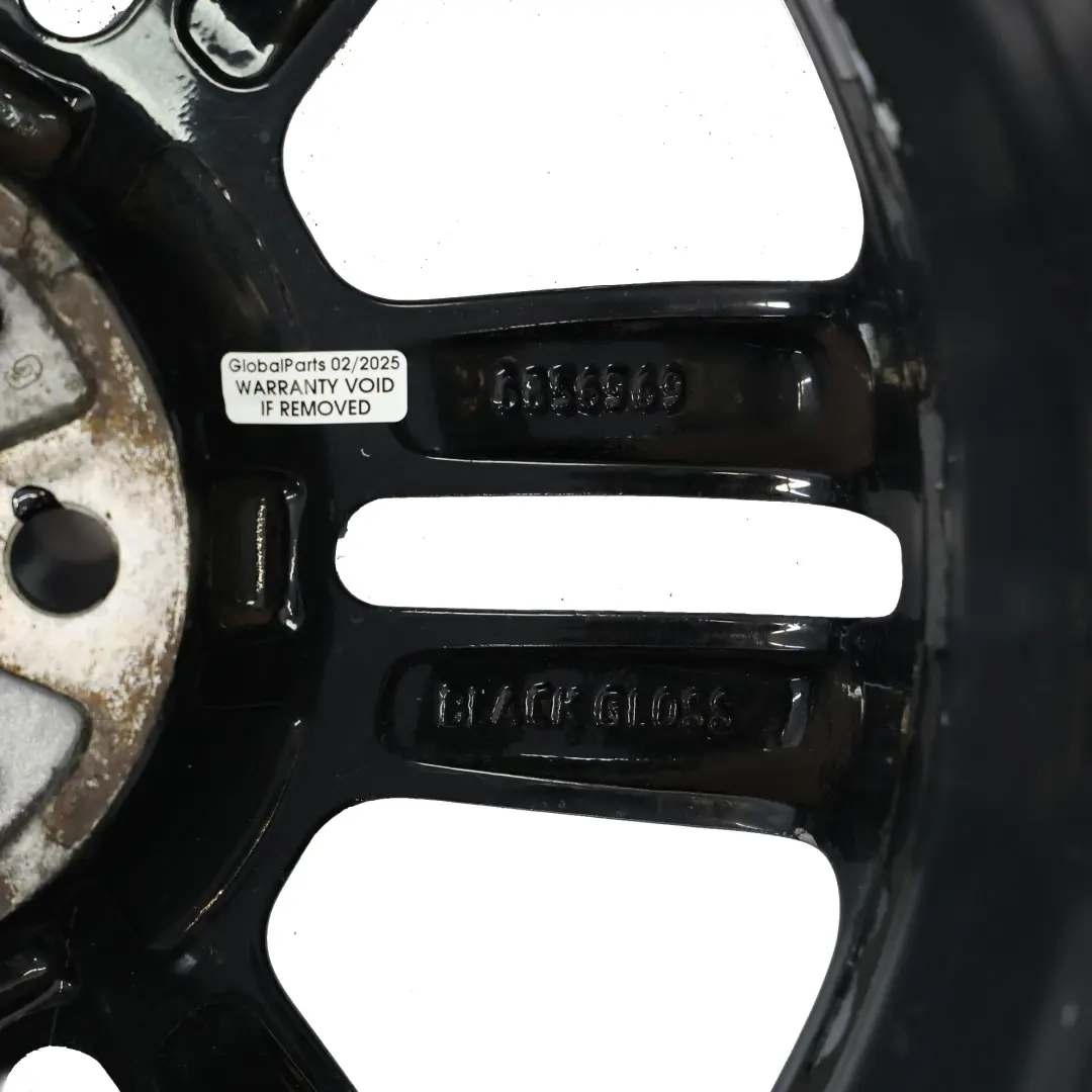 Mini Cooper R55 R56 R57 Llanta De Aleación Negra 16" 6,5J 6-Star Twin Spoke 119 - SKU 6856969-1 - Número de pieza 6856969
