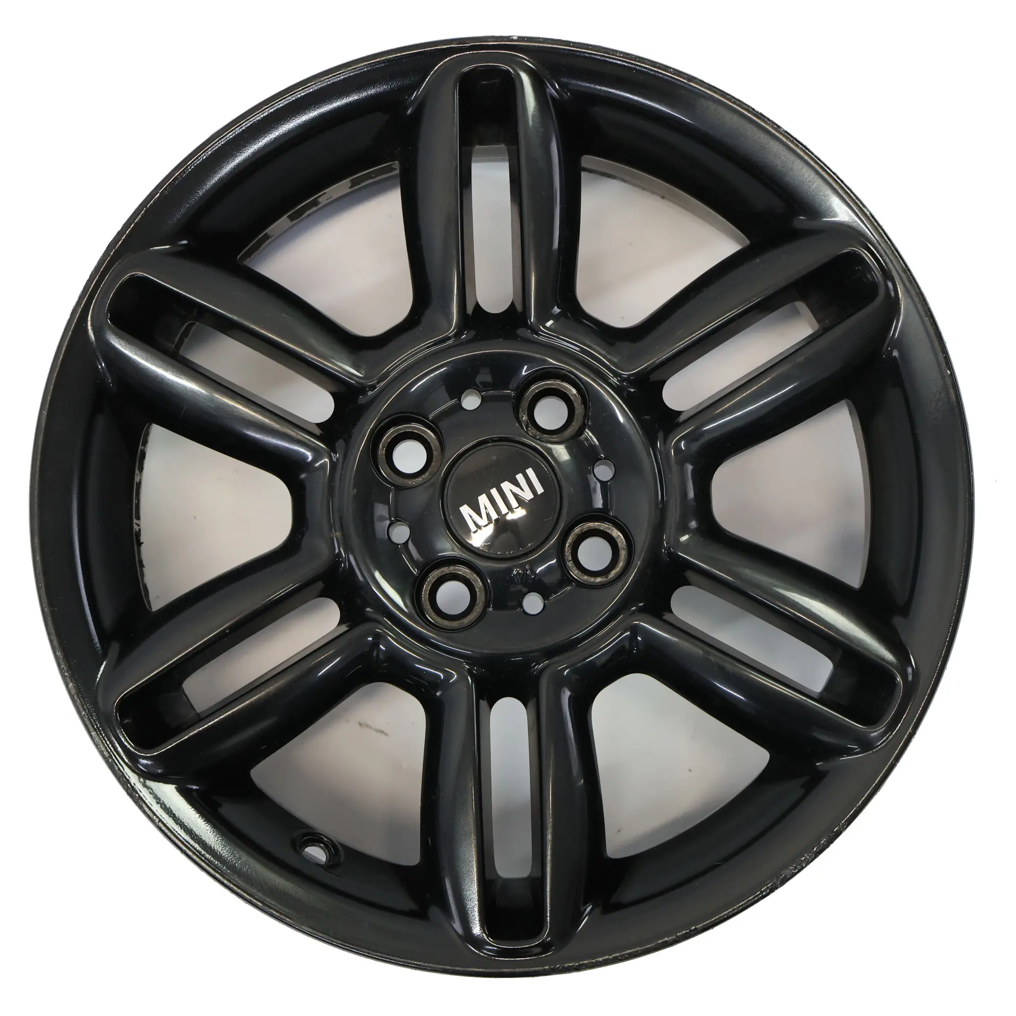 Mini Cooper R55 R56 R57 Cerchio In Lega Nero 16" 6,5J 6-Star Twin Spoke 119
