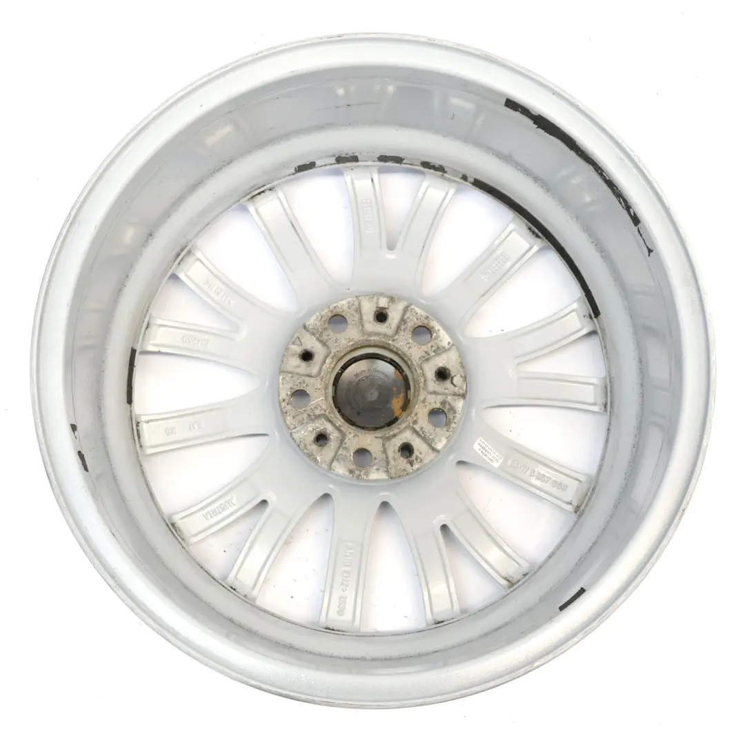 BMW F10 F11 F12 Silver Alloy Wheel Rim 18" Multispoke 454 8J ET:30 - SKU 6857668-2 - Part number 6857668