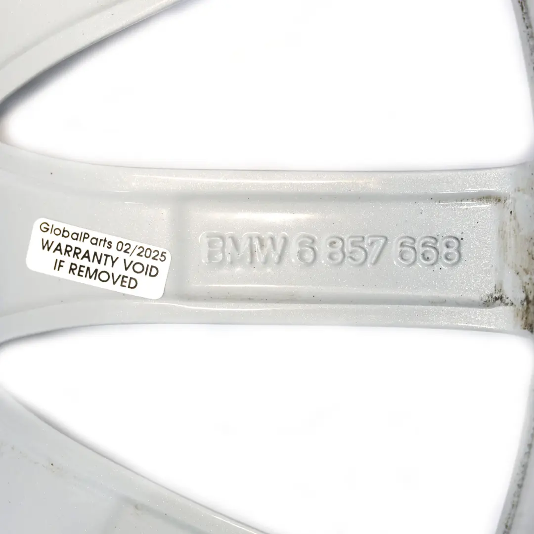 BMW F10 F11 F12 Silver Alloy Wheel Rim 18" Multispoke 454 8J ET:30 - SKU 6857668-2 - Part number 6857668