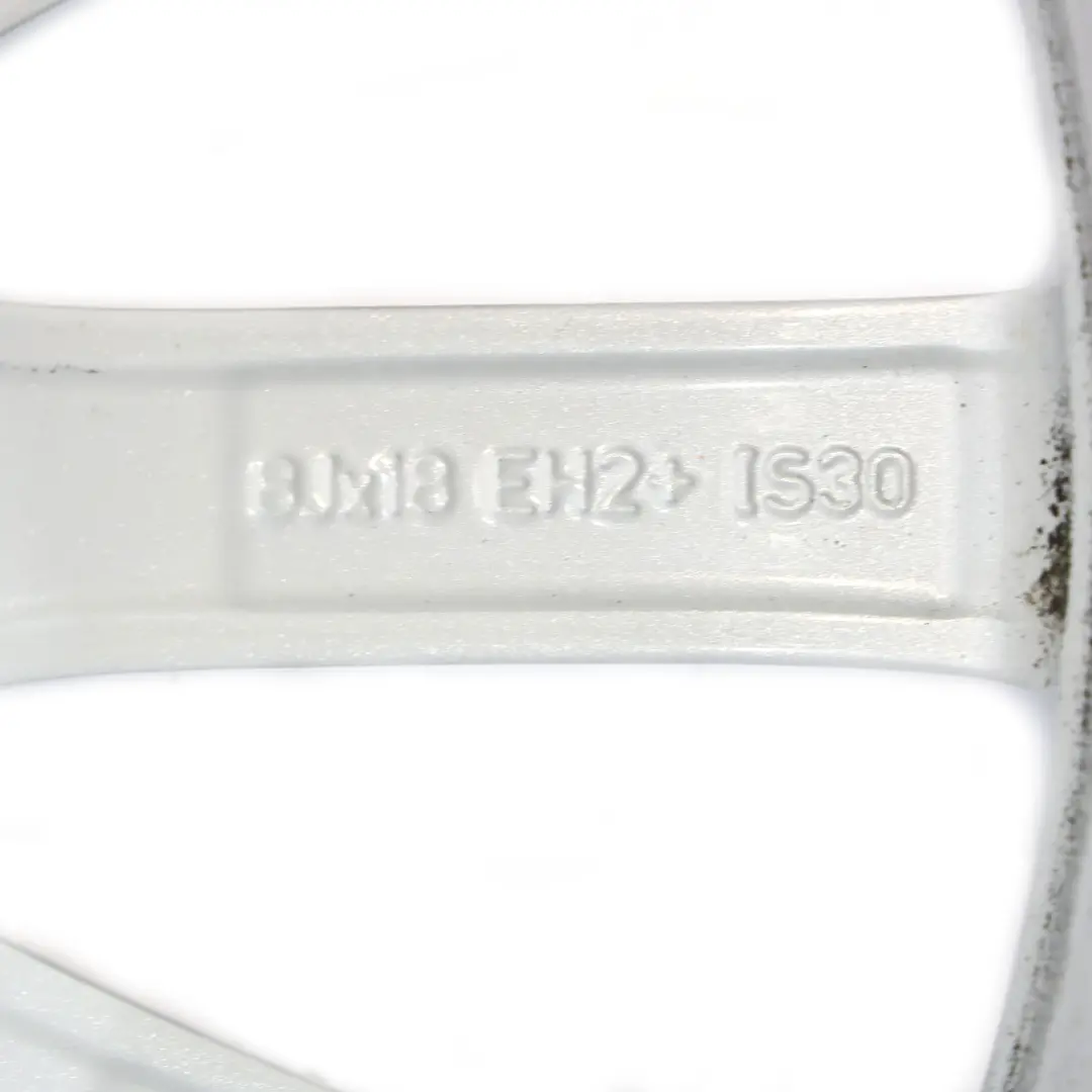 BMW F10 F11 F12 Silver Alloy Wheel Rim 18" Multispoke 454 8J ET:30 - SKU 6857668-2 - Part number 6857668