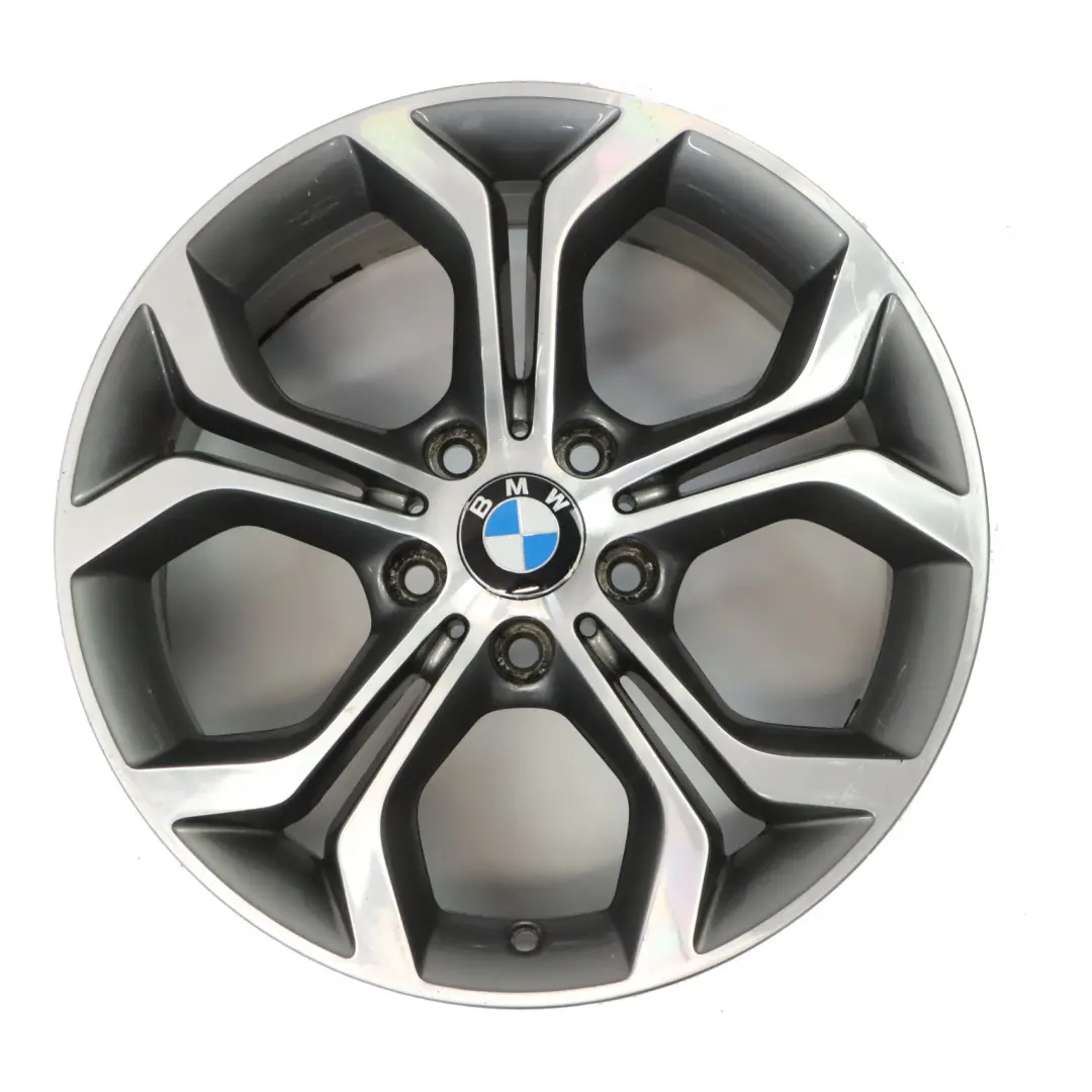 BMW X3 F25 X4 F26 Cerchio lega grigio ferrico 18" Y Spoke 607 8J ET:43 - SKU 6862889-2 - Numero di parte 6862889