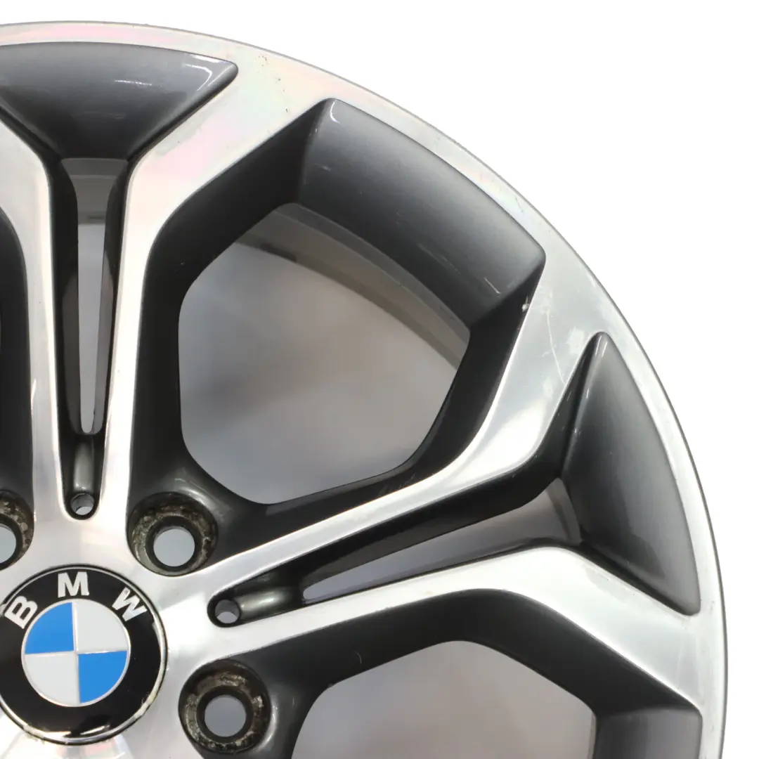 BMW X3 F25 X4 F26 Ferric Grau Felge Alloy 18" Y Speiche 607 8J ET:43 - SKU 6862889-2 - Teilenummer 6862889