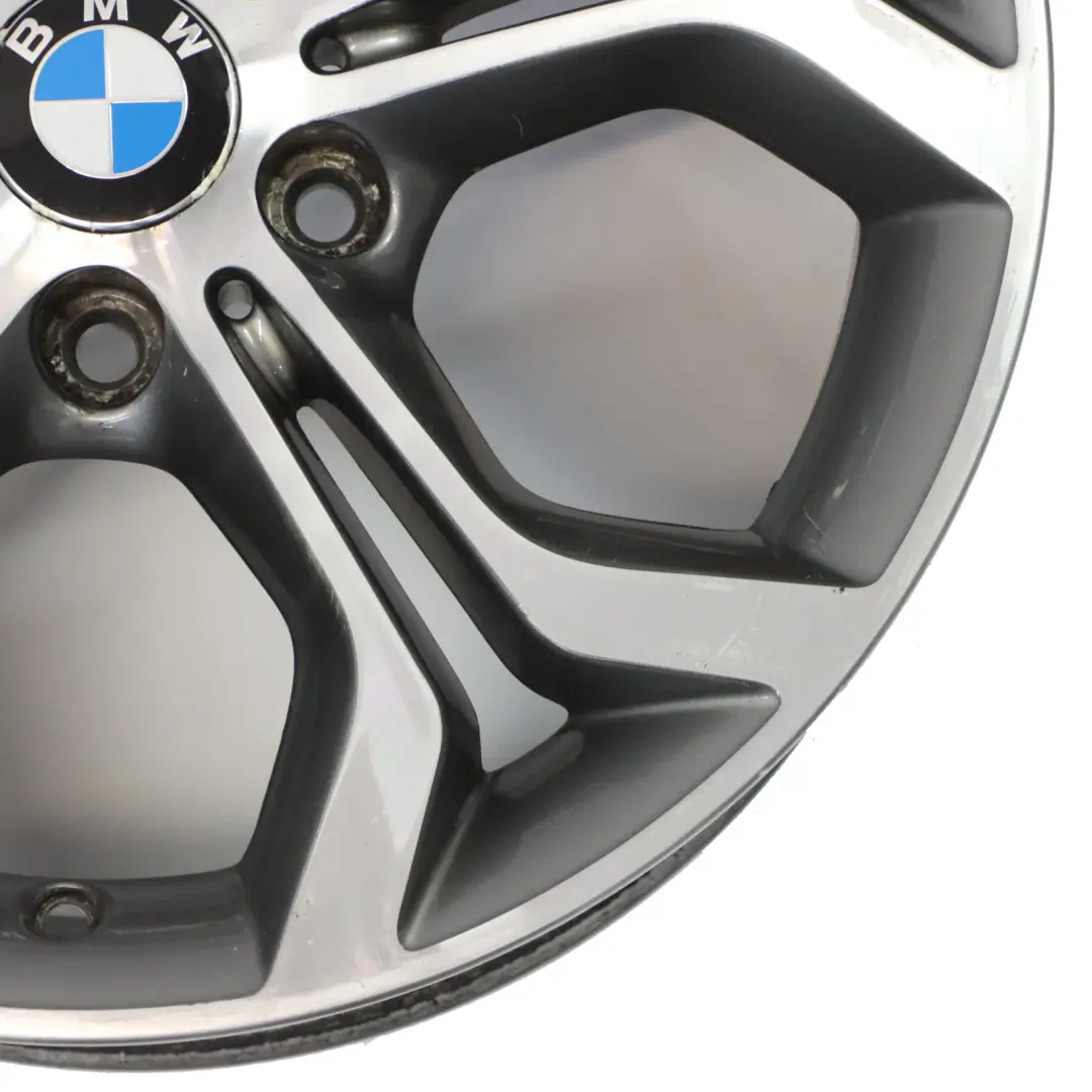 Ferric Grey Wheel Rim Alloy 18" Y Spoke 607 8J ET:43 to BMW X3 F25 X4 F26 with Part number 6862889 BMW X3 F25 X4 F26 Ferric Grey Wheel Rim Alloy 18" Y Spoke 607 8J ET:43 - SKU 6862889-2 - Part number 6862889