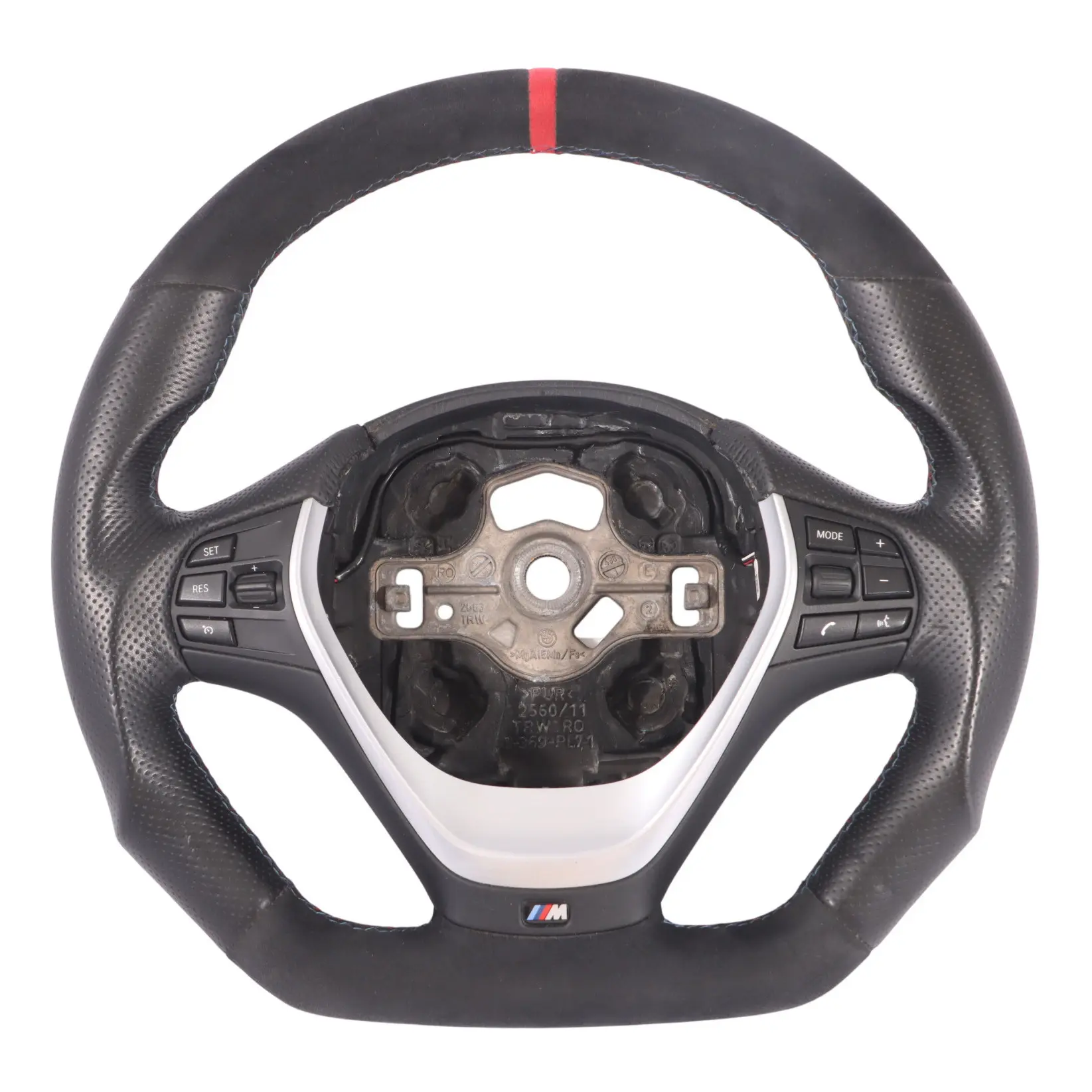 Steering Wheel BMW F20 F21 F30 F31 F32 F34 M Sport Black Leather / Alcantara