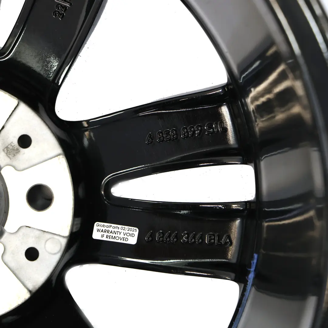 Schwarz Felge 17" 7J ET:54 Spur Speiche 562 für Mini Cooper F55 F56 mit Teilenummer 6866366 Mini Cooper F55 F56 Schwarz Felge 17" 7J ET:54 Spur Speiche 562 - SKU 6866366-2 - Teilenummer 6866366