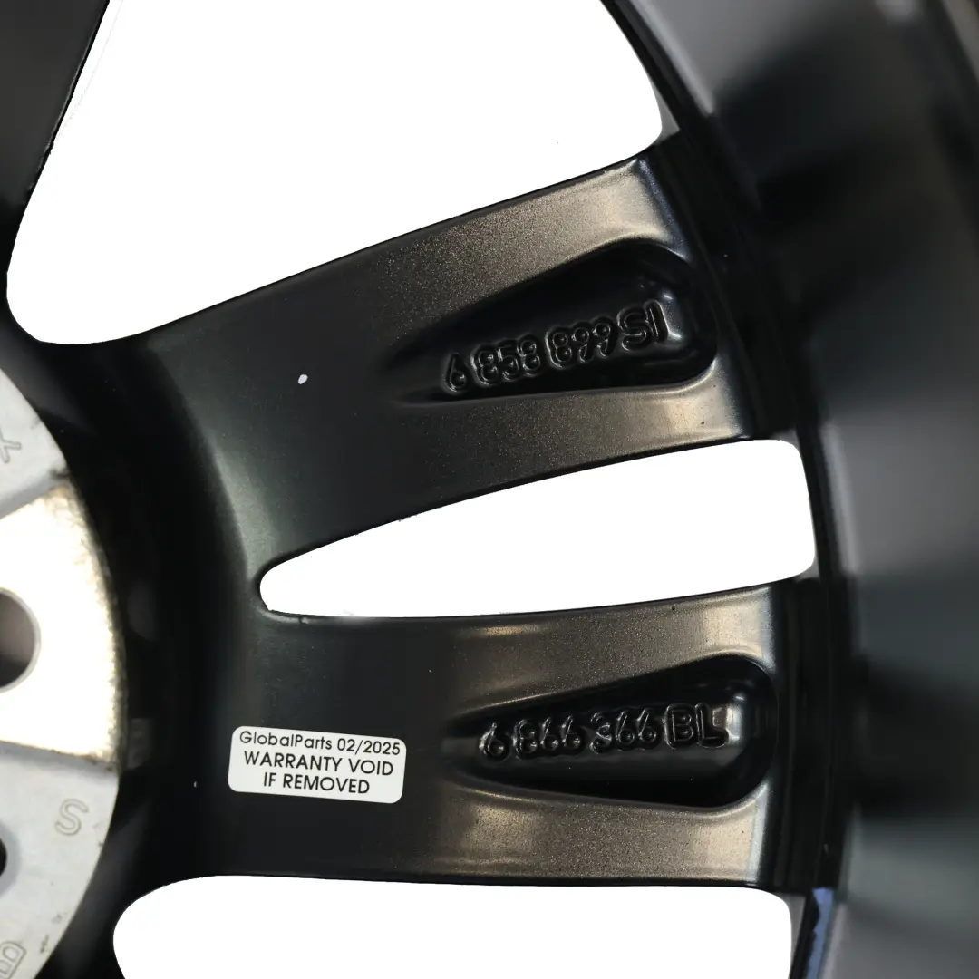 Mini Cooper F55 F56 Black Wheel Alloy Rim 17" ET:54 7J Track Spoke 562 - SKU 6866366-3 - Part number 6866366