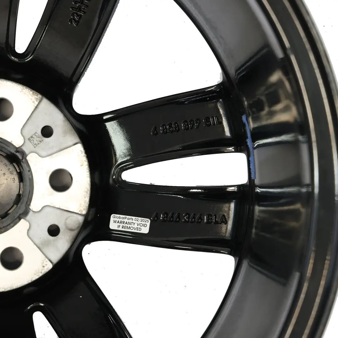 Mini Cooper F55 F56 Black Wheel Alloy Rim 17" ET:54 7J Track Spoke 562 - SKU 6866366-4 - Part number 6866366
