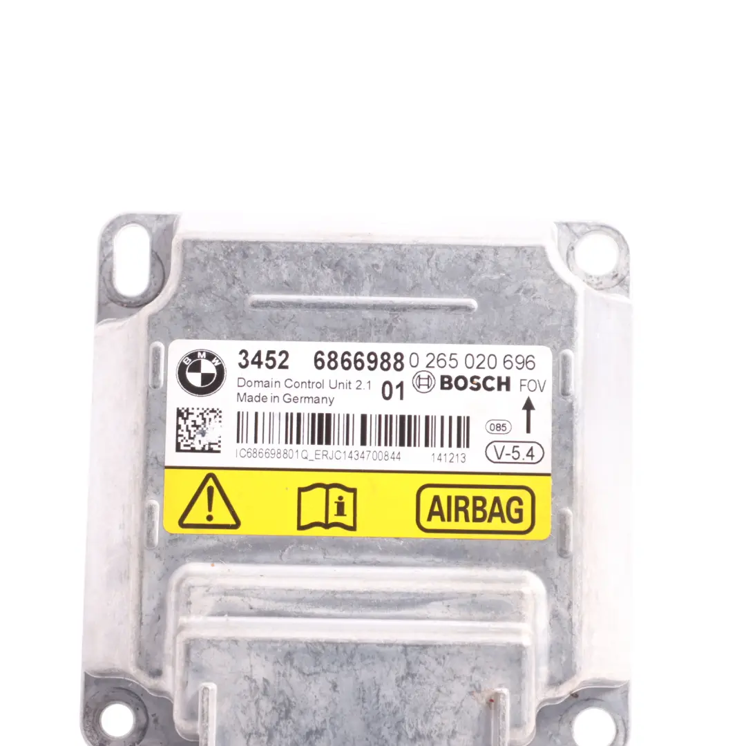 Control Unit BMW F06 F07 GT F11 F12 F13 SRS Control Module Bag Unit to with Part number 6866988 Control Unit BMW F06 F07 GT F11 F12 F13 SRS Control Module Bag Unit - SKU 6866988 - Part number 6866988