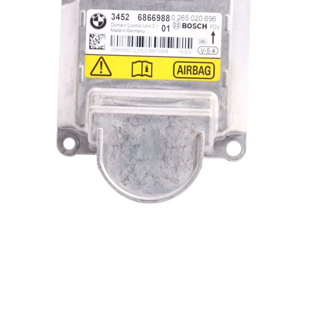 Control Unit BMW F06 F07 GT F11 F12 F13 SRS Control Module Bag Unit to with Part number 6866988 Control Unit BMW F06 F07 GT F11 F12 F13 SRS Control Module Bag Unit - SKU 6866988 - Part number 6866988