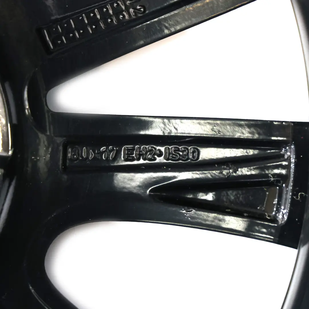 Schwarz Alufelge 17" V Speiche 236 8J ET:30 für BMW F10 F11 F12 mit Teilenummer 6867127 BMW F10 F11 F12 Schwarz Alufelge 17" V Speiche 236 8J ET:30 - SKU 6867127-1 - Teilenummer 6867127