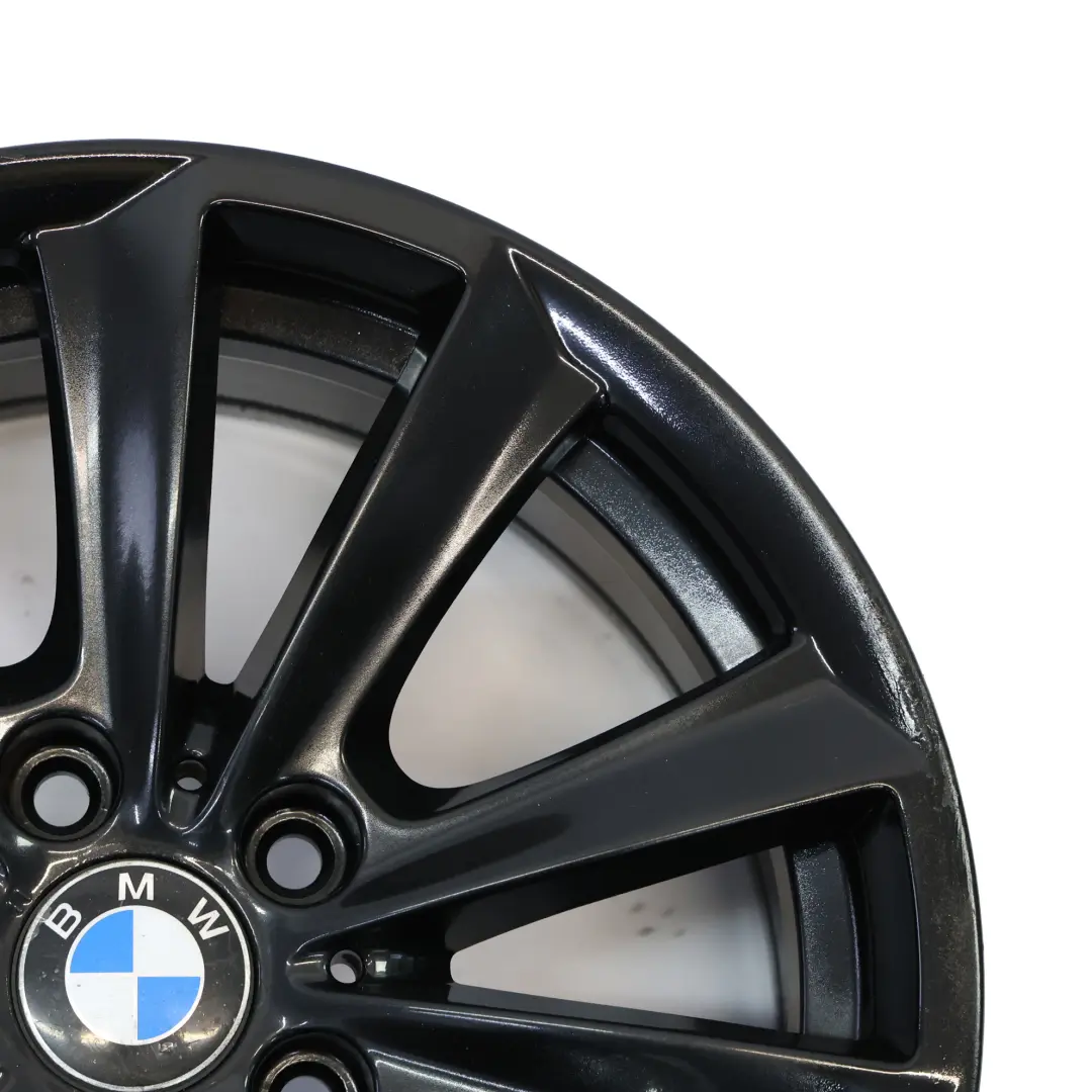 Alloy Wheel Rim 17" V Spoke 236 8J ET:30 to BMW F10 F11 F12 Black with Part number 6867127 BMW F10 F11 F12 Black Alloy Wheel Rim 17" V Spoke 236 8J ET:30 - SKU 6867127-1 - Part number 6867127