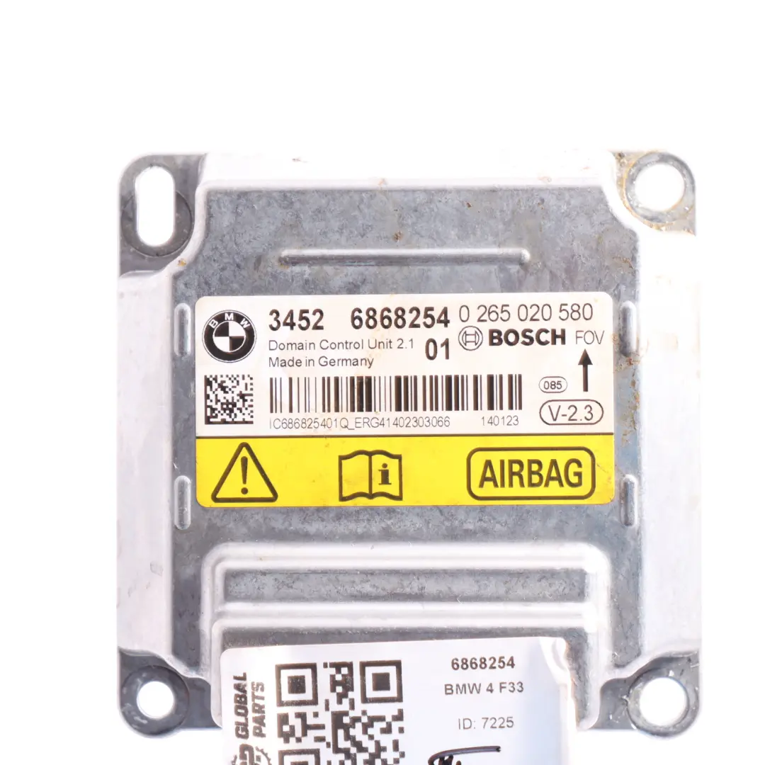 ECU ICM Control Sensor Unit Air Module ECU to BMW F33 with Part number 6868254 BMW F33 ECU ICM Control Sensor Unit Air Module ECU - SKU 6868254 - Part number 6868254