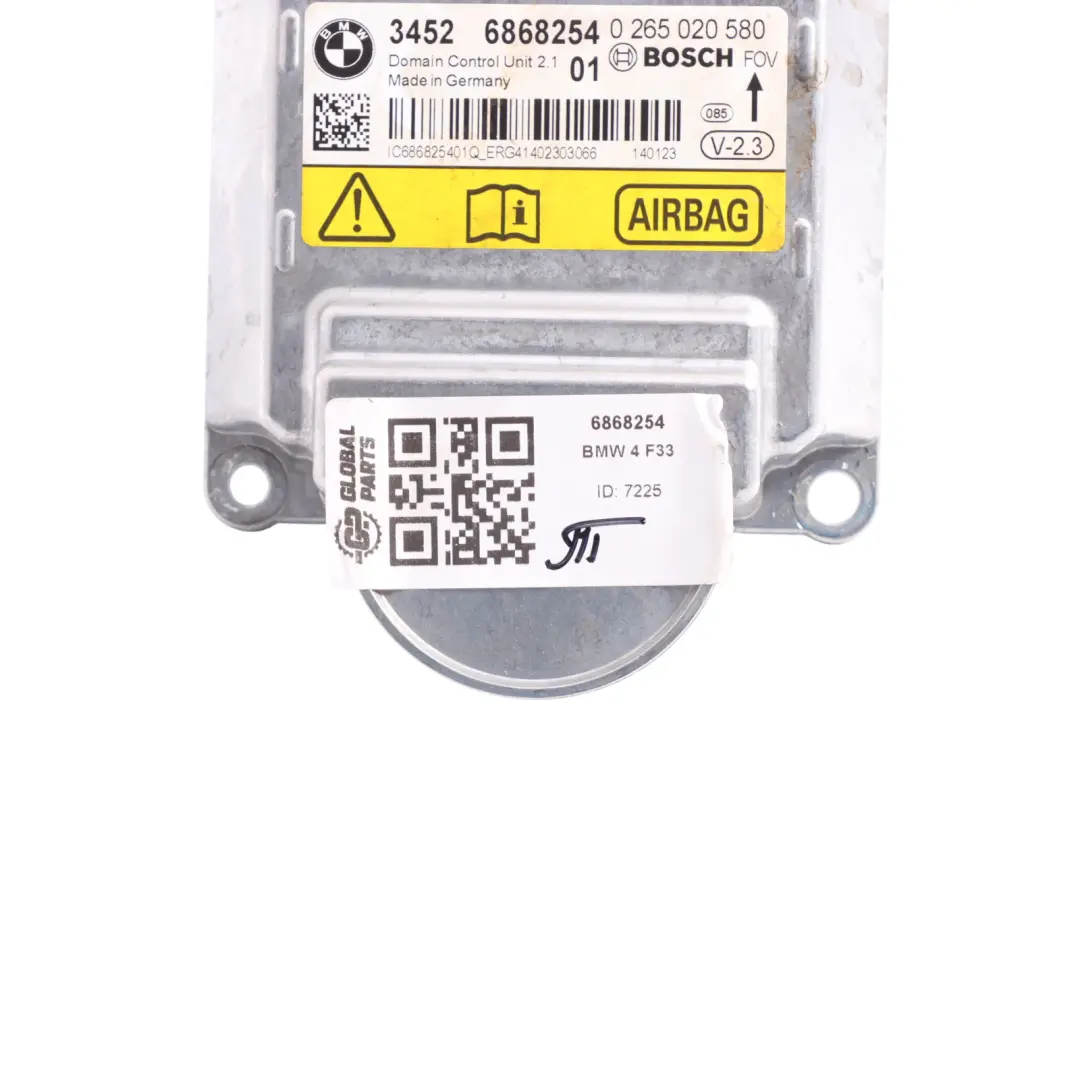 BMW F33 Centralina ECU Sensore Controllo ICM Modulo Aria - SKU 6868254 - Numero di parte 6868254