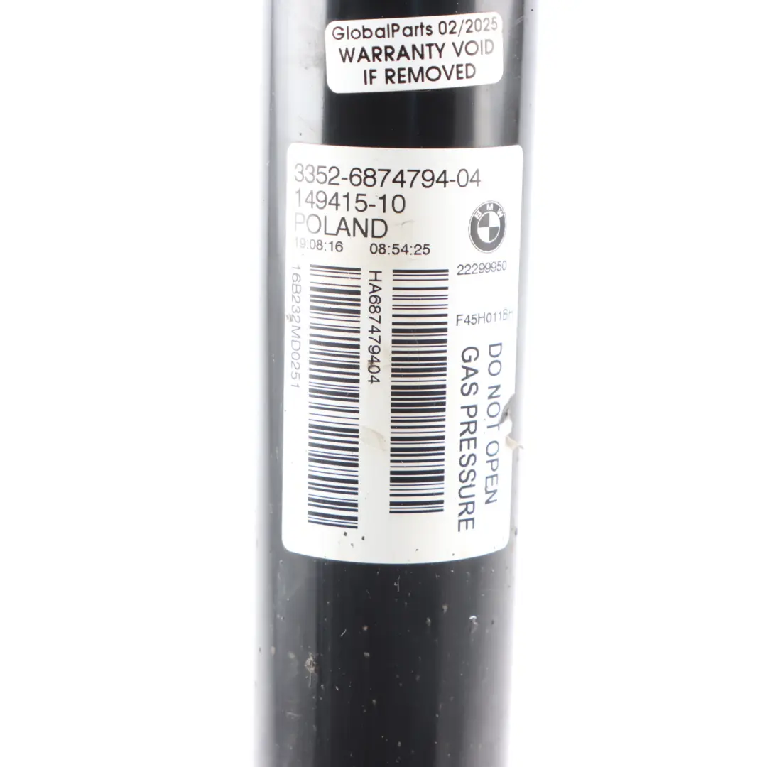 Strut Shock Absorber Rear Left Right N/O/S to BMW F45 Active Tourer Spring with Part number 6874794 BMW F45 Active Tourer Spring Strut Shock Absorber Rear Left Right N/O/S - SKU 6874794 - Part number 6874794