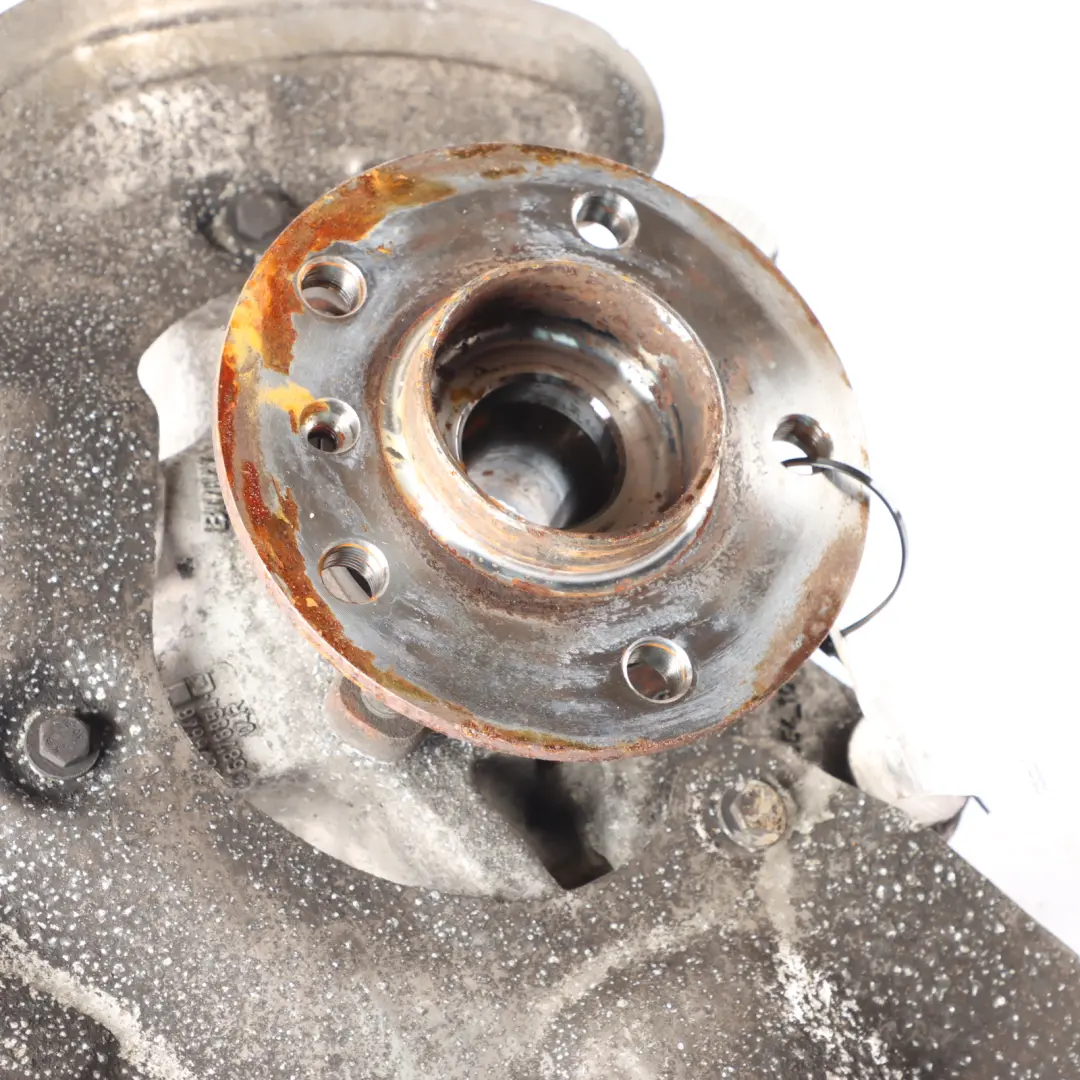 Carrier BMW F40 F45 Mini F60 Front Axle Bearing Knuckle Right O/S to Wheel with Part number 6876854 Wheel Carrier BMW F40 F45 Mini F60 Front Axle Bearing Knuckle Right O/S - SKU 6876854 - Part number 6876854