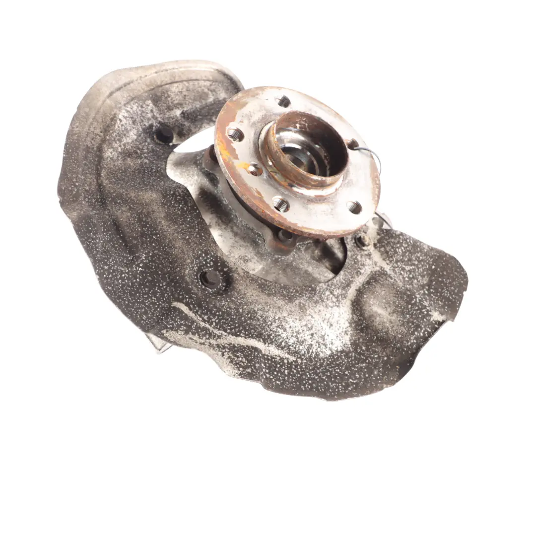 Carrier BMW F40 F45 Mini F60 Front Axle Bearing Knuckle Right O/S to Wheel with Part number 6876854 Wheel Carrier BMW F40 F45 Mini F60 Front Axle Bearing Knuckle Right O/S - SKU 6876854 - Part number 6876854