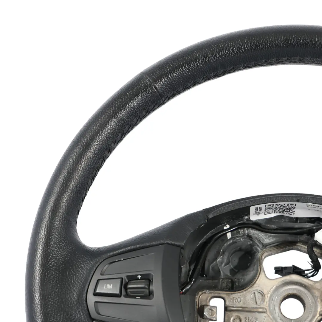 Volant BMW F20 F21 F22 F30 F31 F34 Chauffé Cuir Noir Multifonctions  - SKU 6878249-1 - Numéro de pièce 6878249