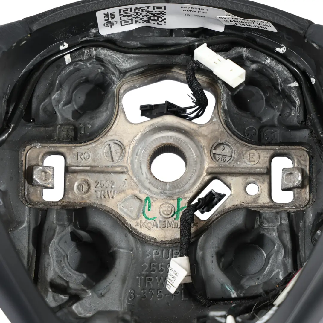 Steering Wheel BMW F20 F21 F22 F30 F31 F34 Heated Black Leather Multifunction to with Part number 6878249 Steering Wheel BMW F20 F21 F22 F30 F31 F34 Heated Black Leather Multifunction - SKU 6878249-1 - Part number 6878249