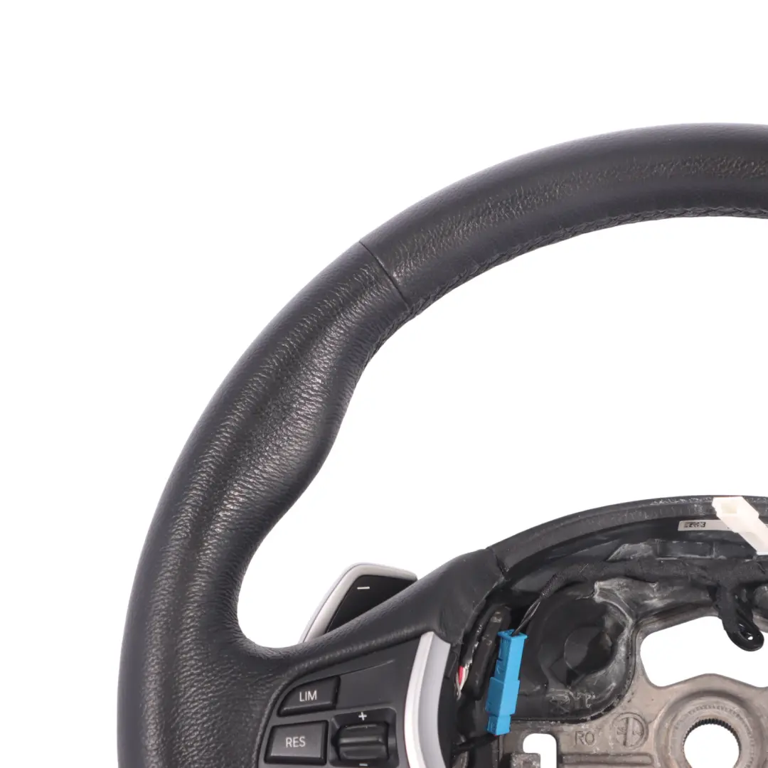  Steering Wheel BMW F20 F21 F30 F31 F32 Black Leather Sport Paddle Shift Heated - SKU 6878251 - Part number 6878251