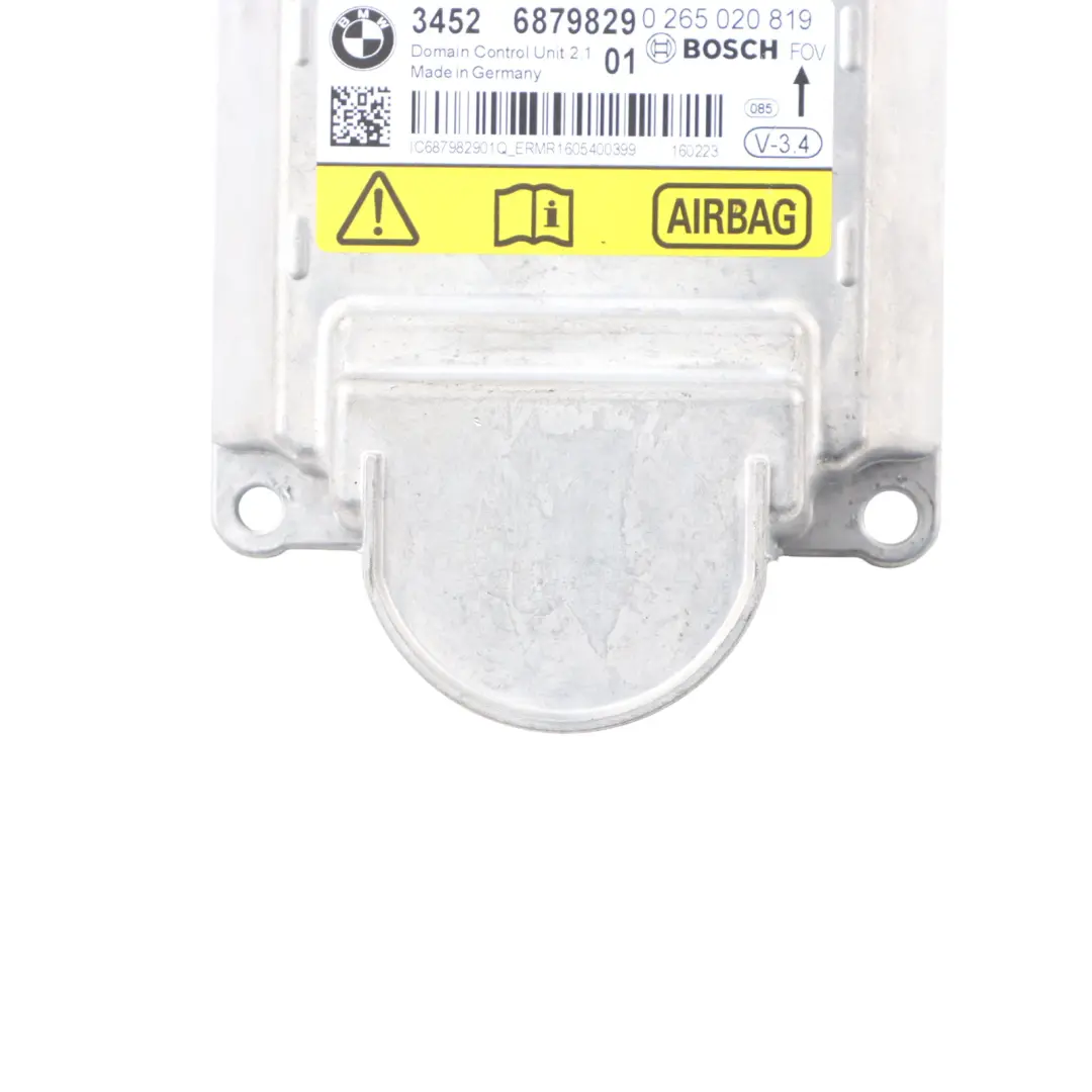 Module Control Unit SRS ECU to BMW F06 F07 F10 F11 F12 Air with Part number 6879829 BMW F06 F07 F10 F11 F12 Air Module Control Unit SRS ECU - SKU 6879829 - Part number 6879829