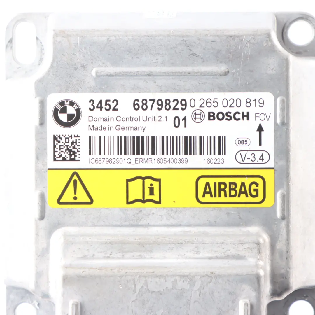 BMW F06 F07 F10 F11 F12 Air Module Control Unit SRS ECU - SKU 6879829 - Part number 6879829