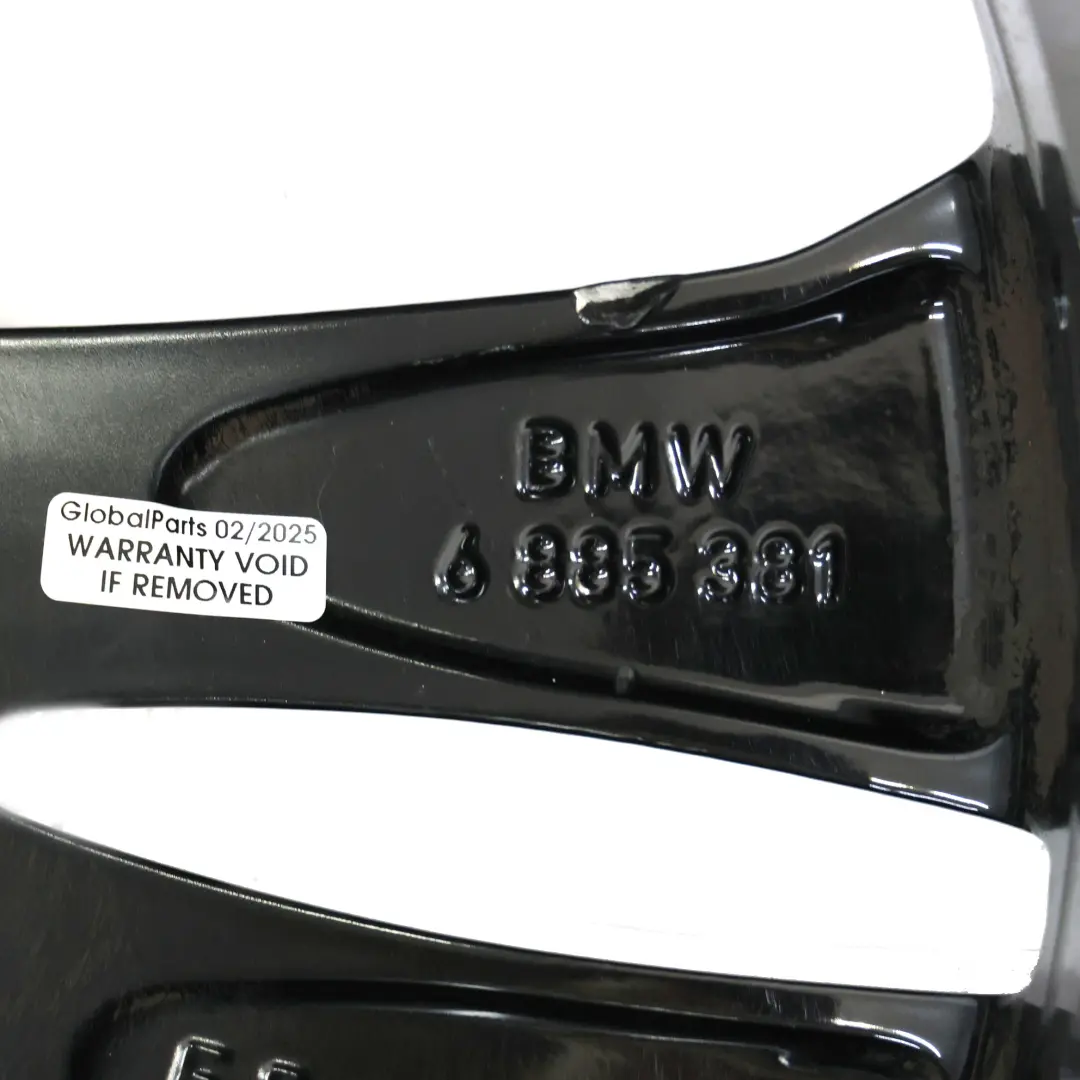 BMW F39 F48 Cerchio in lega nero 18" 7,5J ET:51 Doppie razze 578 - SKU 6885381-1 - Numero di parte 6885381