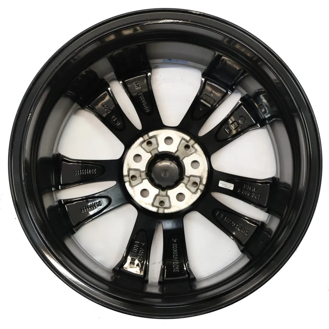BMW F39 F48 Black Alloy Wheel Rim 18" 7,5J ET:51 Double Spoke 578 - SKU 6885381-3 - Part number 6885381