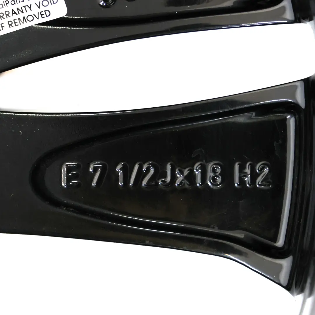 BMW F39 F48 Black Alloy Wheel Rim 18" 7,5J ET:51 Double Spoke 578 - SKU 6885381-3 - Part number 6885381