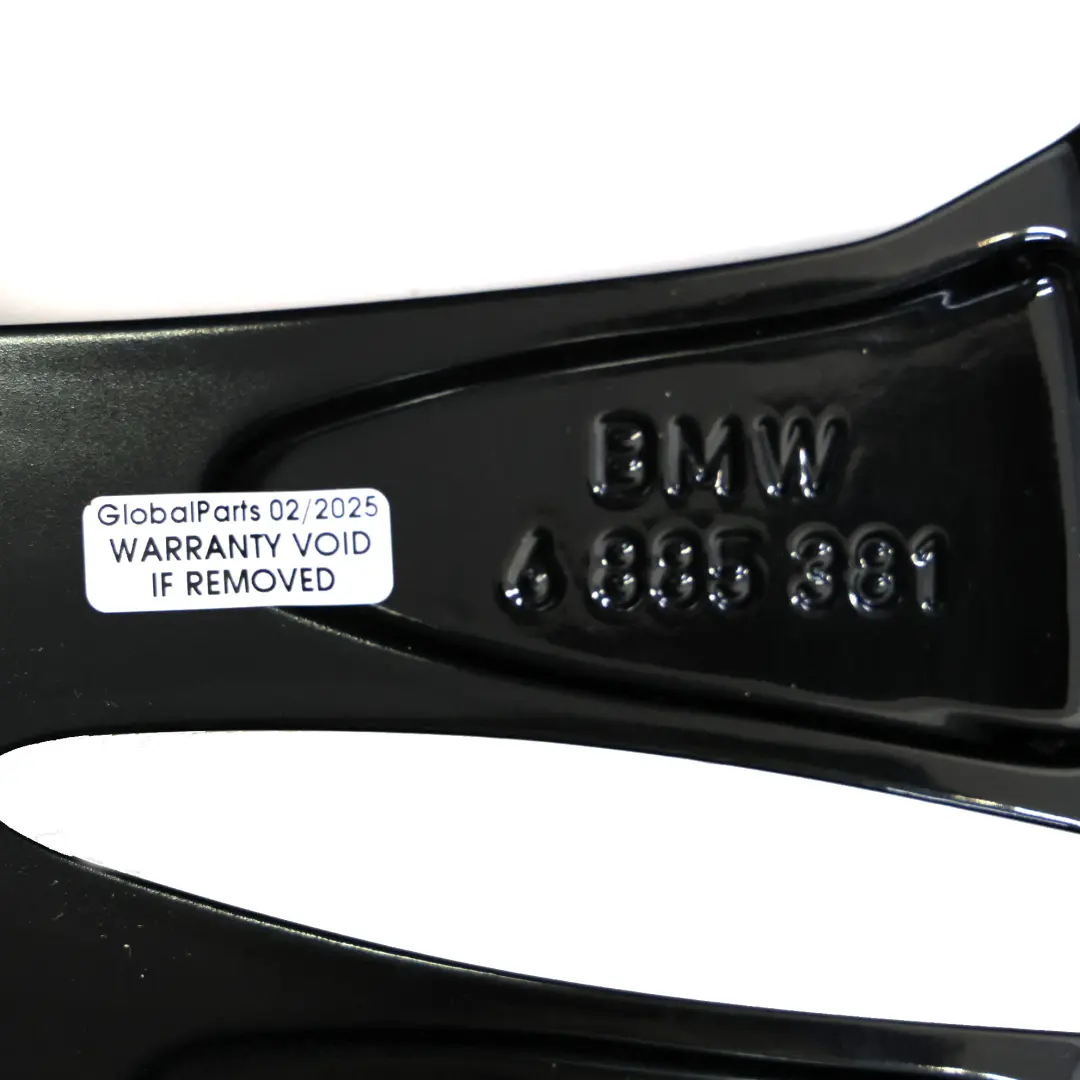 Alloy Wheel Rim 18" 7,5J ET:51 Double Spoke 578 to BMW F39 F48 Black with Part number 6885381 BMW F39 F48 Black Alloy Wheel Rim 18" 7,5J ET:51 Double Spoke 578 - SKU 6885381-3 - Part number 6885381
