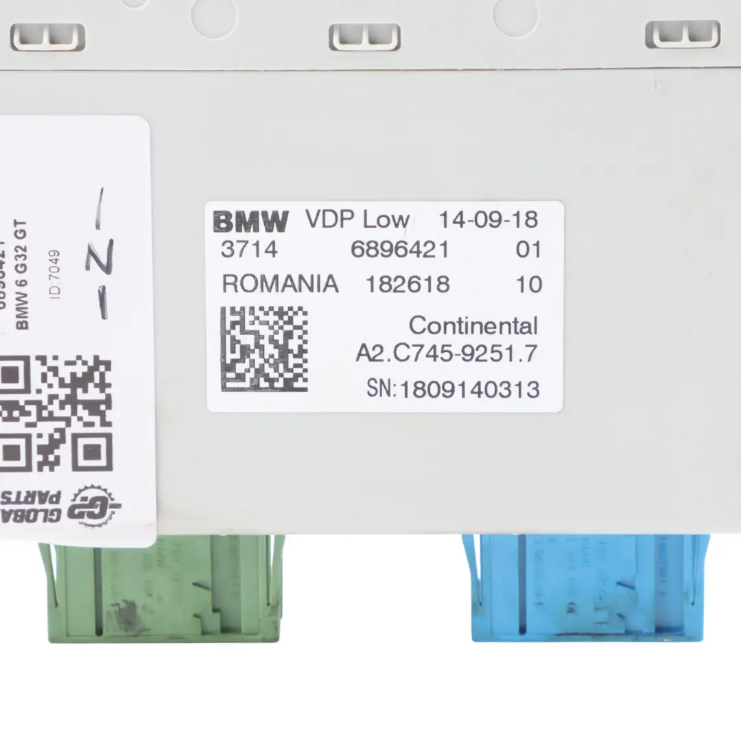 BMW G32 VDP Low Adaptive Suspension Control Module Unit ECU - SKU 6896421 - Part number 6896421