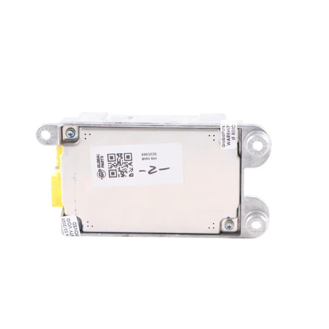 Module Control Unit Centre Sensor ECU to BMW E64 Air with Part number 6963025 BMW E64 Air Module Control Unit Centre Sensor ECU - SKU 6963025 - Part number 6963025