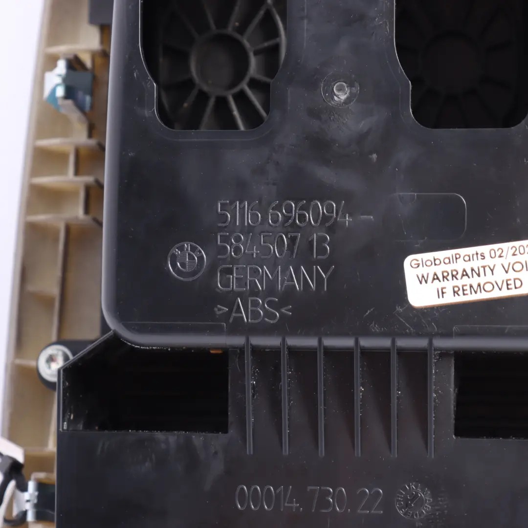 Centre Console Tray Storage Compartment Grey to BMW E92 Rear with Part number 6963914 BMW E92 Rear Centre Console Tray Storage Compartment Grey - SKU 6963914 - Part number 6963914