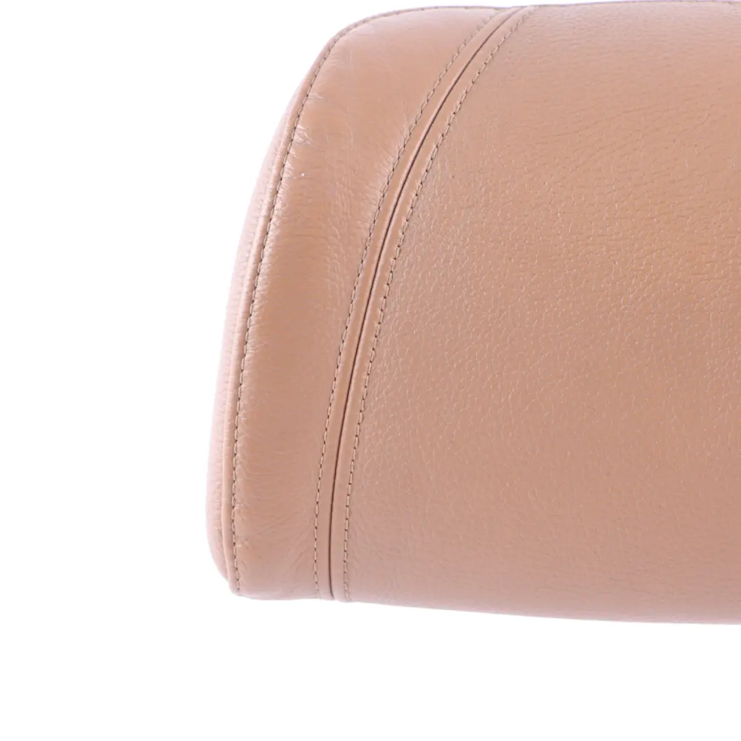 Front Sport Seat Headrest Leather Left Right N/O/S Sattle Braun to BMW E92 with Part number 6979311 BMW E92 Front Sport Seat Headrest Leather Left Right N/O/S Sattle Braun - SKU 6979311 - Part number 6979311