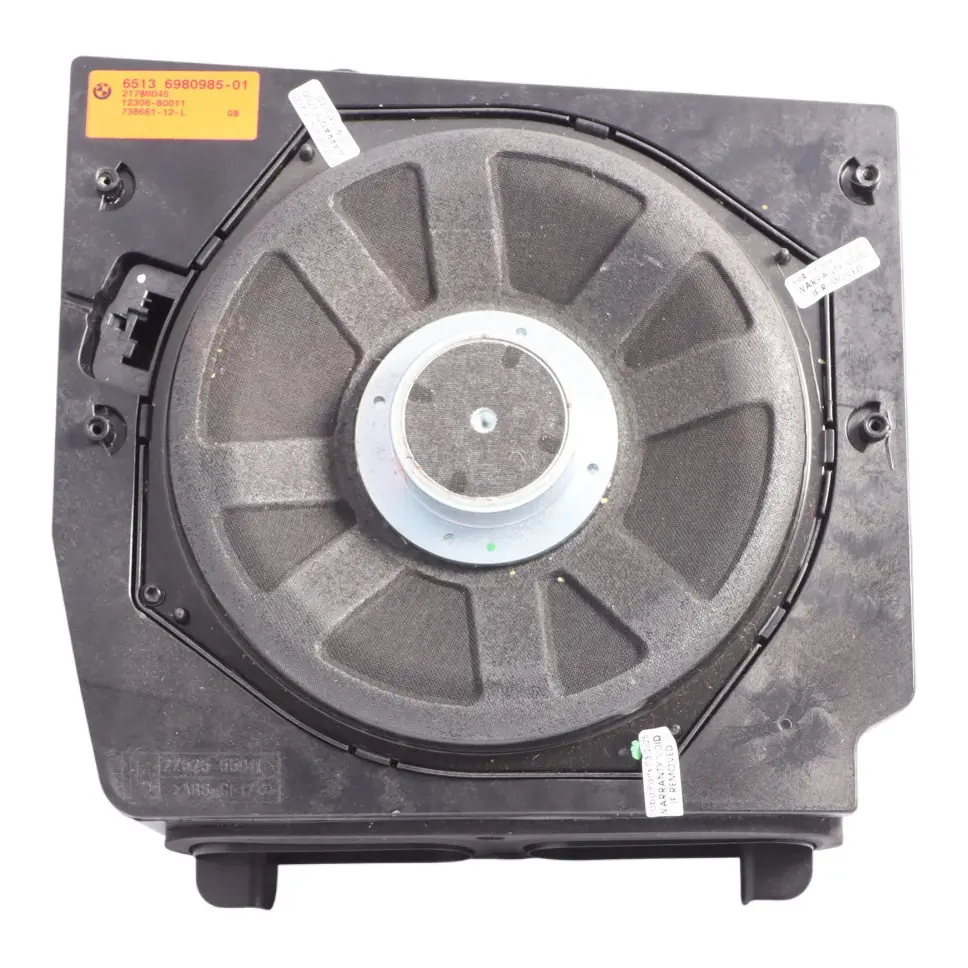Central Bass Speaker Left N/S Stereo to BMW X3 E83 with Part number 6980985 BMW X3 E83 Central Bass Speaker Left N/S Stereo - SKU 6980985 - Part number 6980985