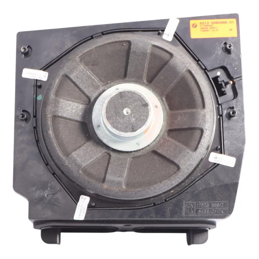 Bass Lautsprecher Rechts Stereo für BMW X3 E83 mit Teilenummer 6980986 BMW X3 E83 Bass Lautsprecher Rechts Stereo - SKU 6980986 - Teilenummer 6980986