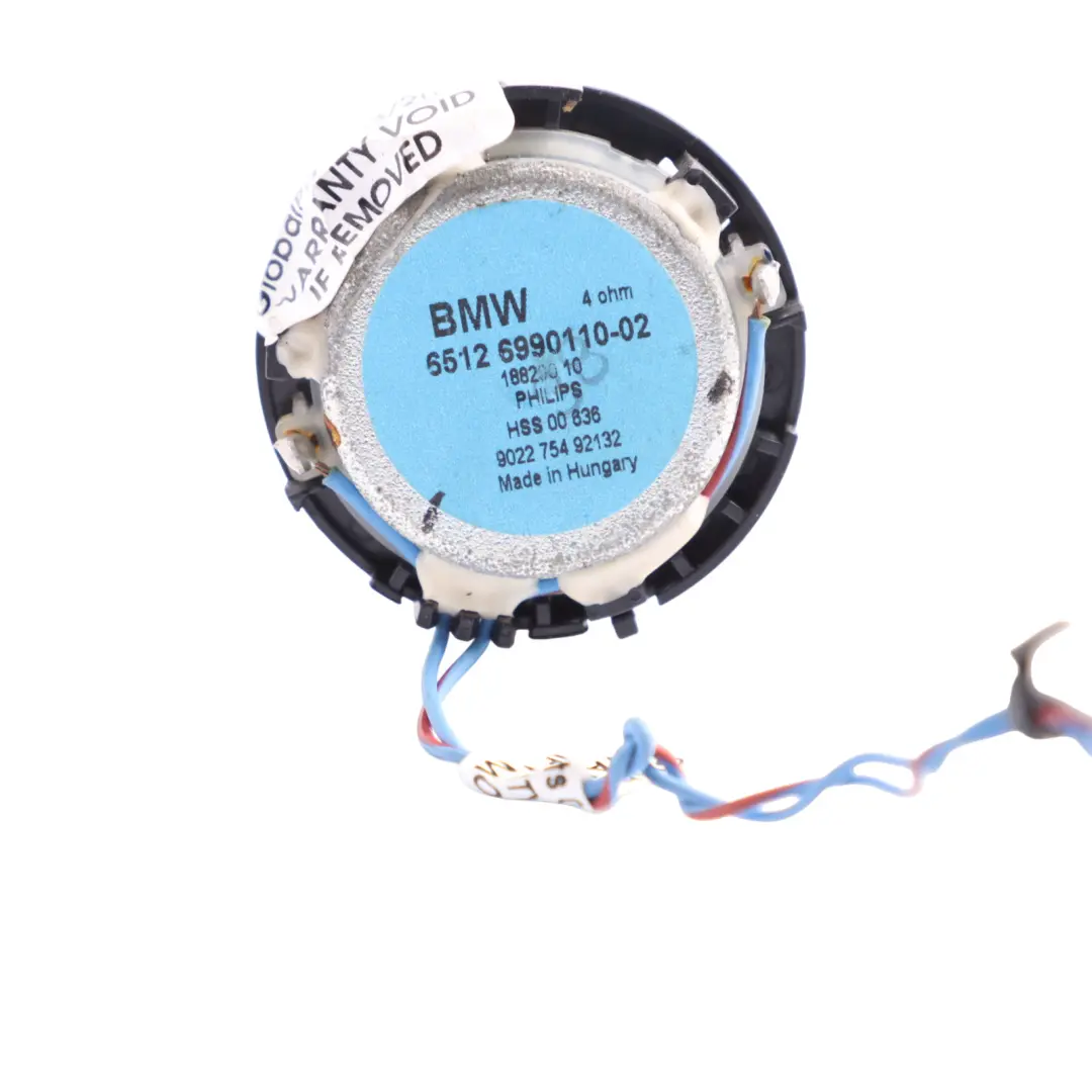 Altavoz Agudos Trasera Delantera Tono Alto Izquierdo Derecho para BMW E83 con número de pieza 6990110 BMW E83 Altavoz Agudos Trasera Delantera Tono Alto Izquierdo Derecho - SKU 6990110 - Número de pieza 6990110