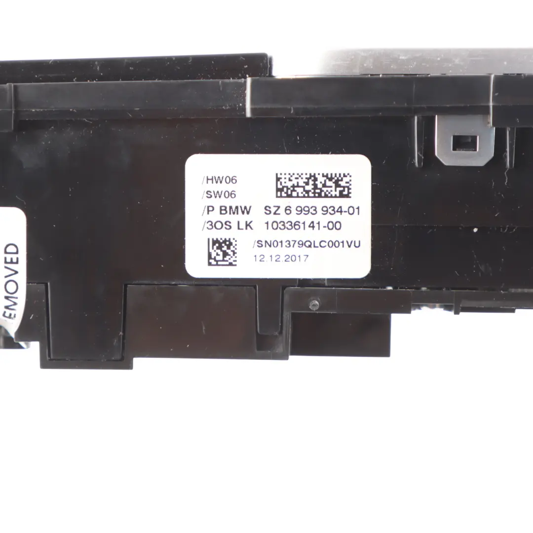 Unidad Operativa Consola Central Multifuncion para BMW G01 G02 con número de pieza 6993934 BMW G01 G02 Unidad Operativa Consola Central Multifuncion - SKU 6993934 - Número de pieza 6993934